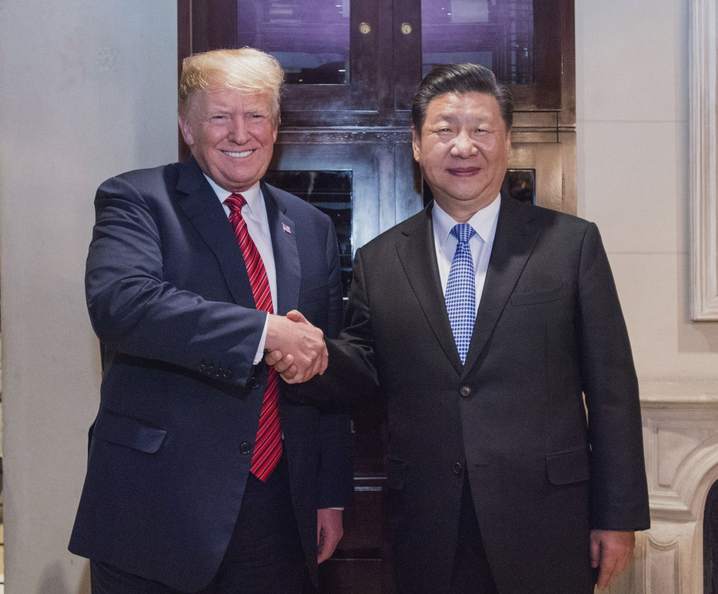 Hiina president Xi Jinping ja USA president Donald Trump.