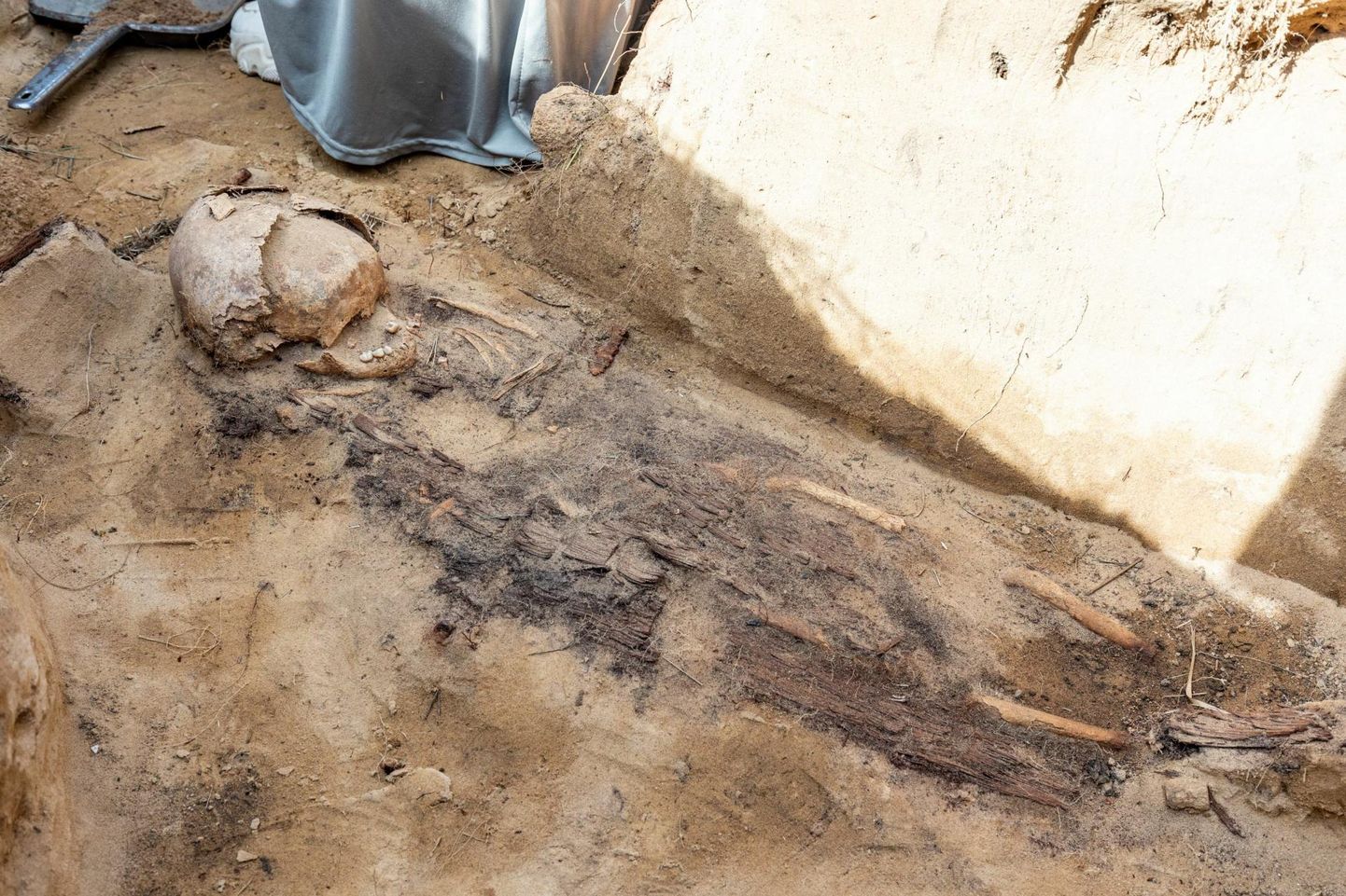 Pole välistatud, et vana külakalmistu väljakaevamistelt leitud luustik kuulub vadjalasele.