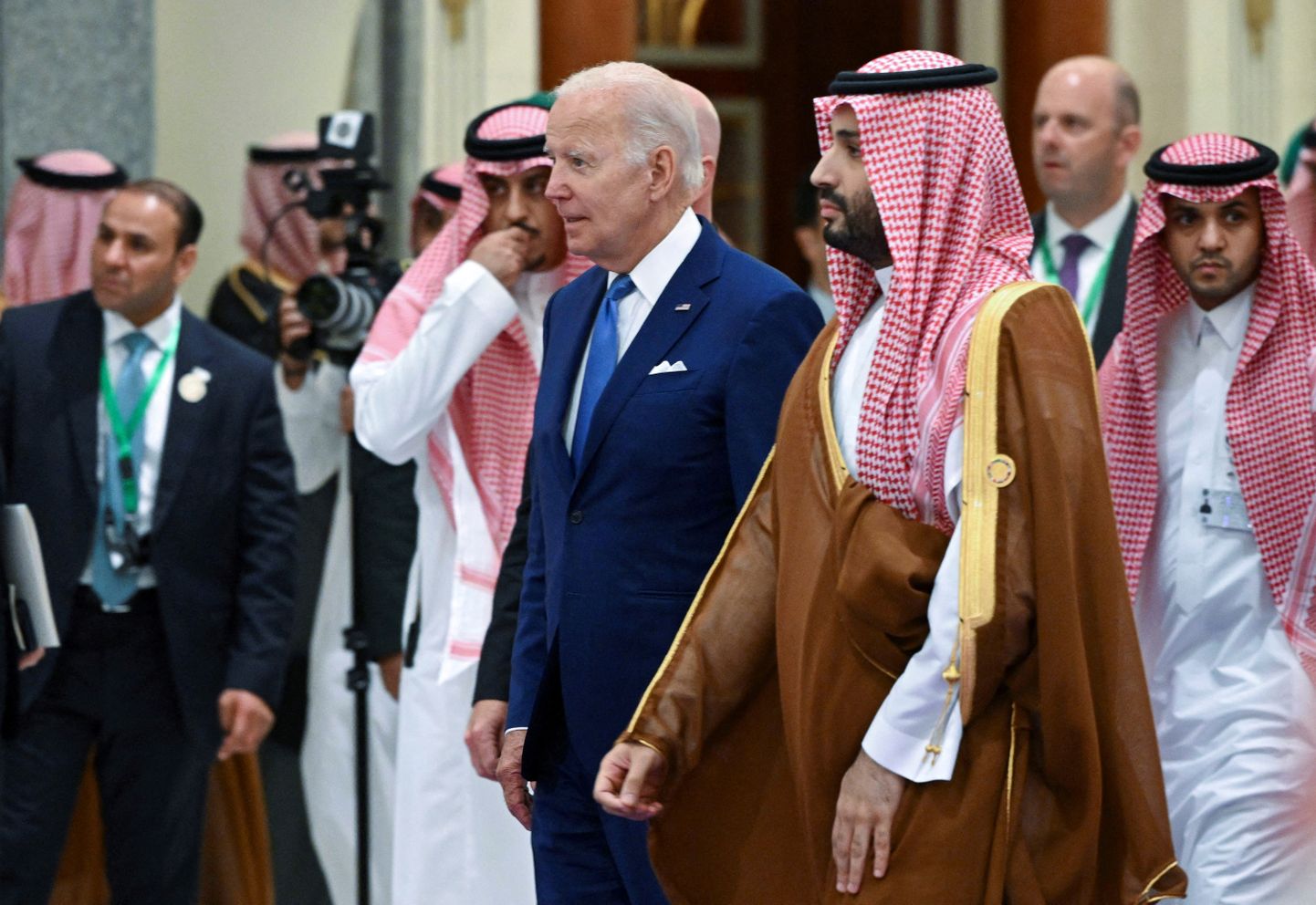USA president Joe Biden ja Saudi kroonprints Mohammed bin Salman 16. juulil Saudi Araabias.