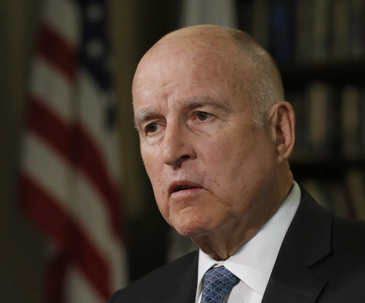 USA California osariigi kuberner Jerry Brown.