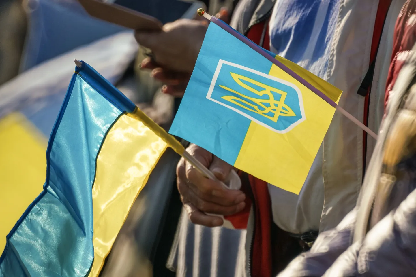 Флаг Украины.