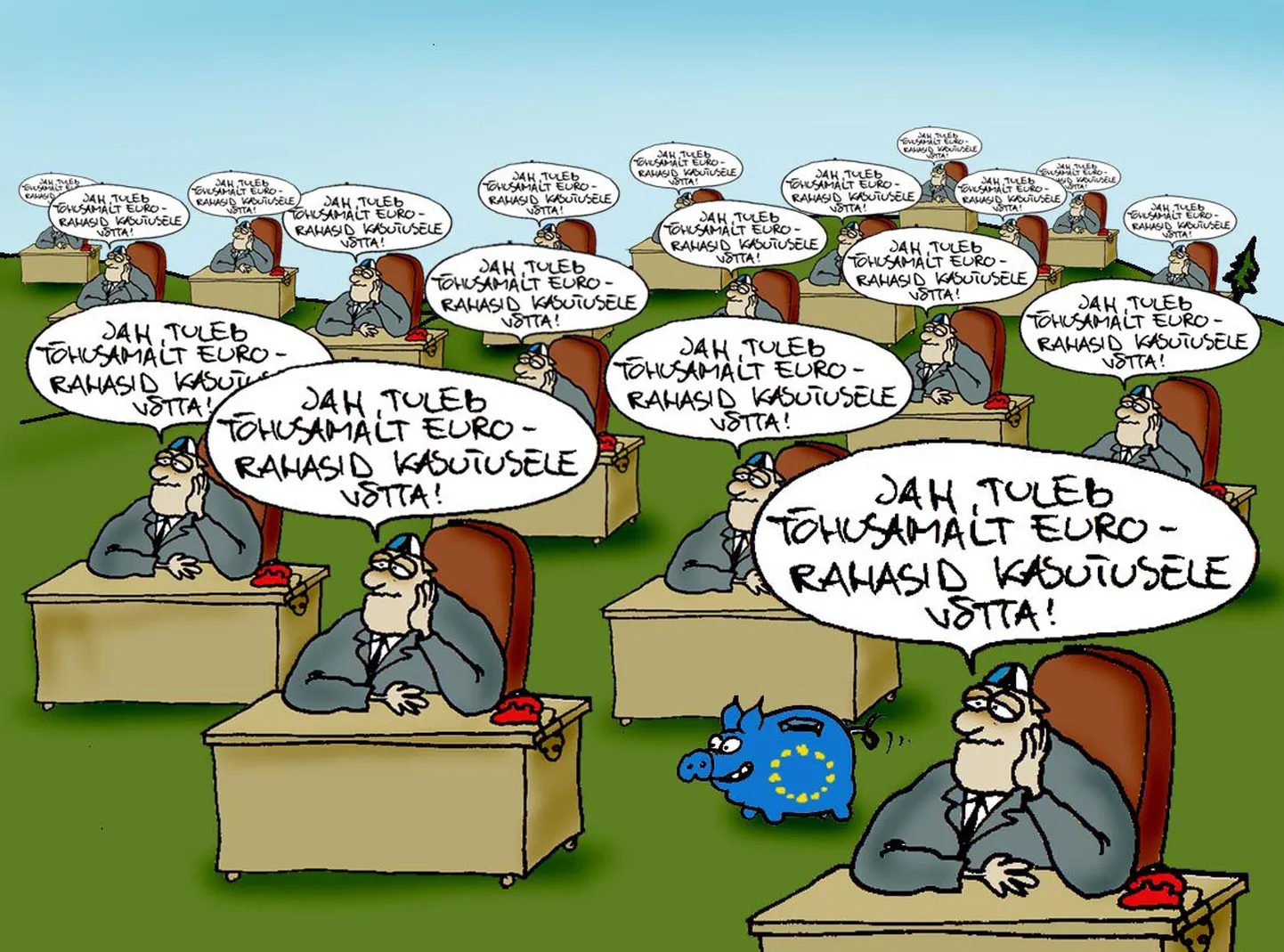 Eurorahade kasutuselevõtt.
