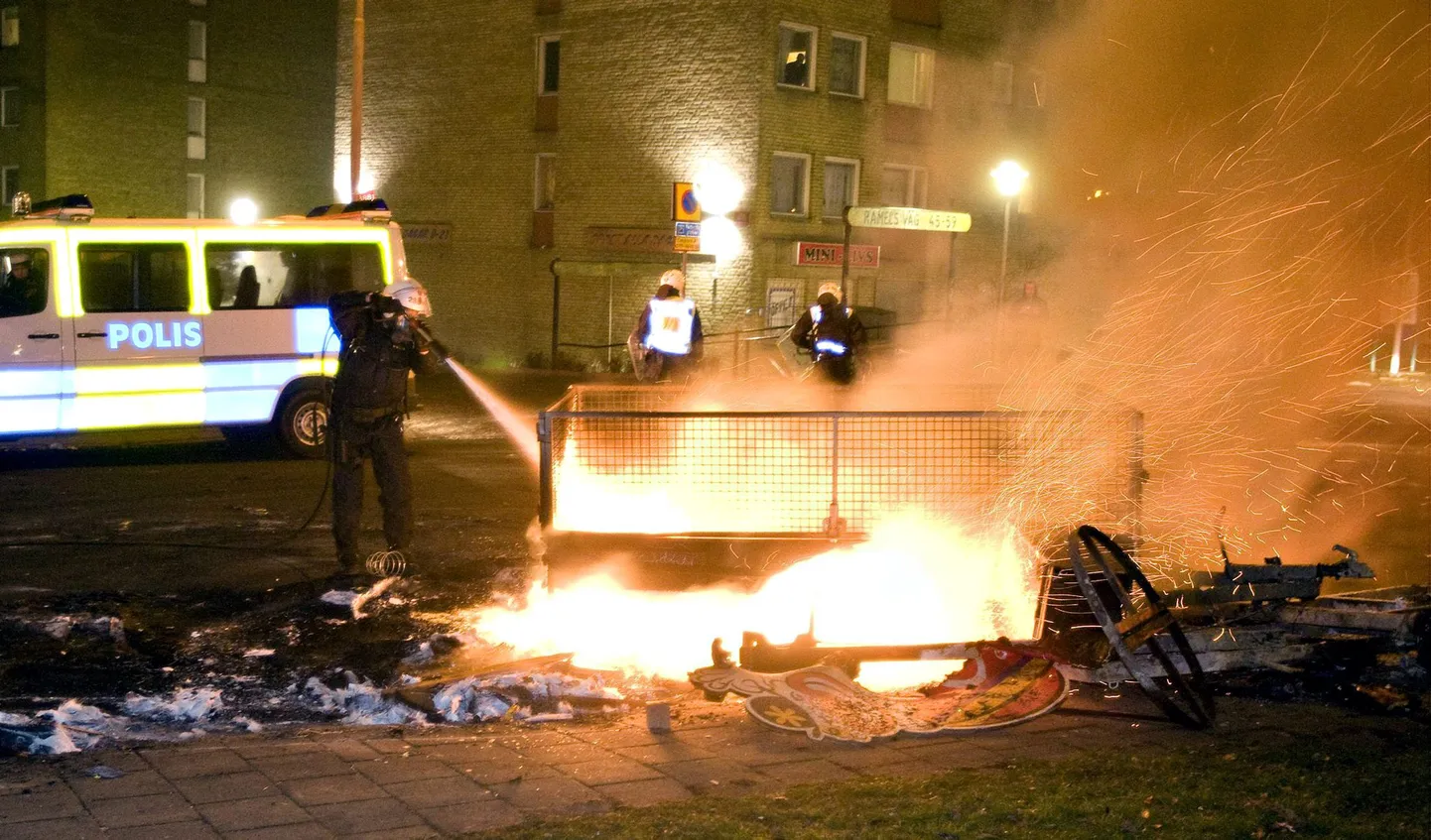 Valdavalt immigrantidega asustatud Malmö elupiirkonnas puhkesid alles eelmise aasta lõpus rahutused.