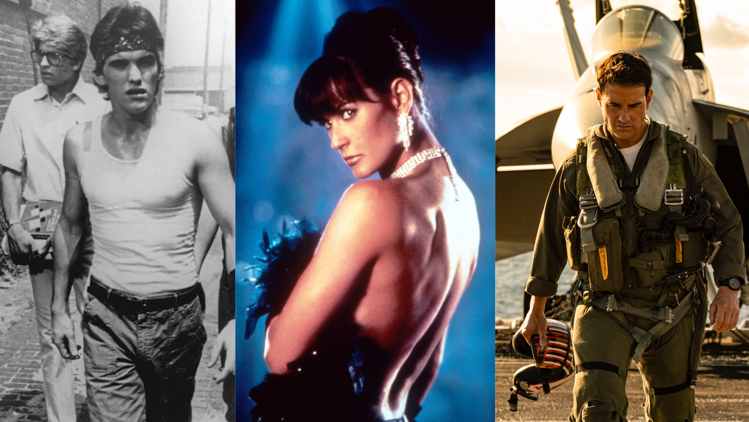 Matt Dillon «Rumble Fish» (1983), Demi Moore «Striptease» (1996), Tom Cruise «Top Gun: Maverick» (2022)