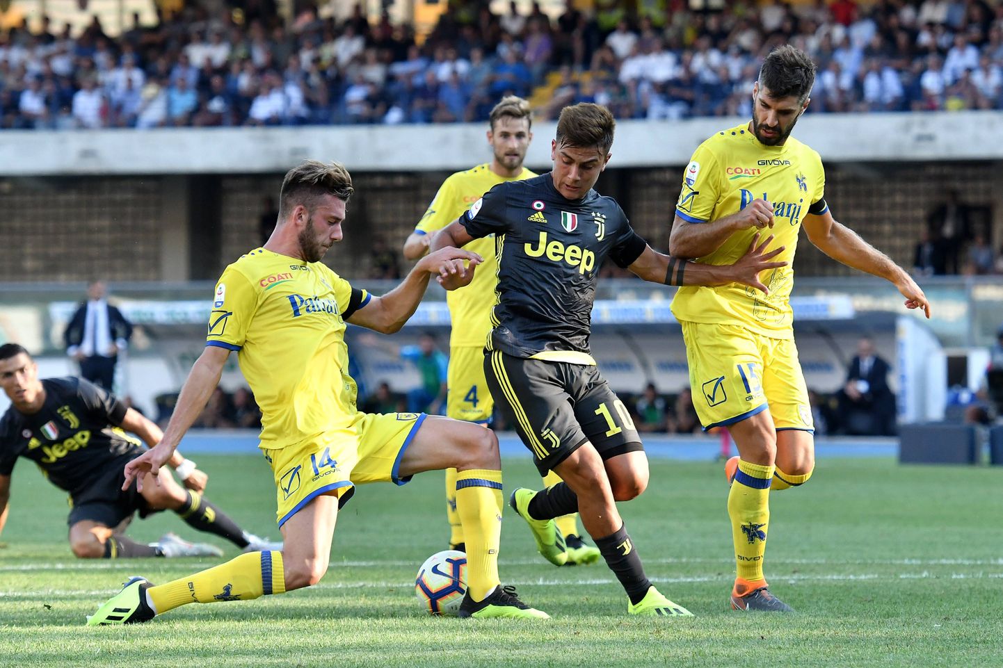 Chievo mängijad hooaja avamängus Juventuse vastu