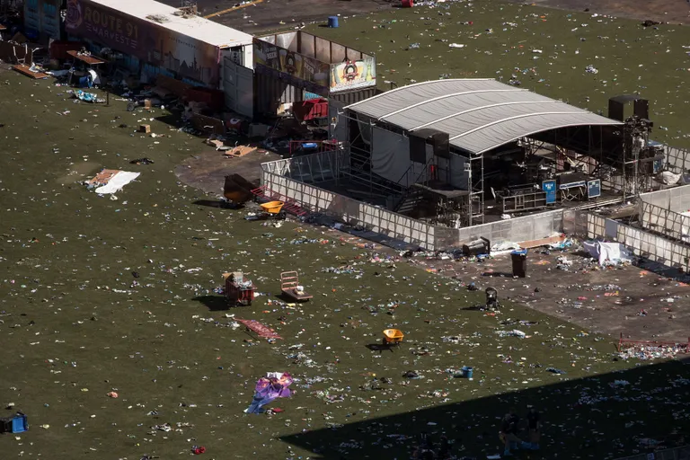 Las Vegase kantrimuusikafestivala ala 2. oktoobri hommikul