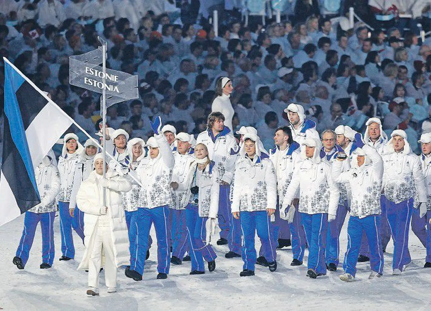 Костюмы спортсменов олимпийской сборной Эстонии были названы спортивными обозревателями в числе лучших.
