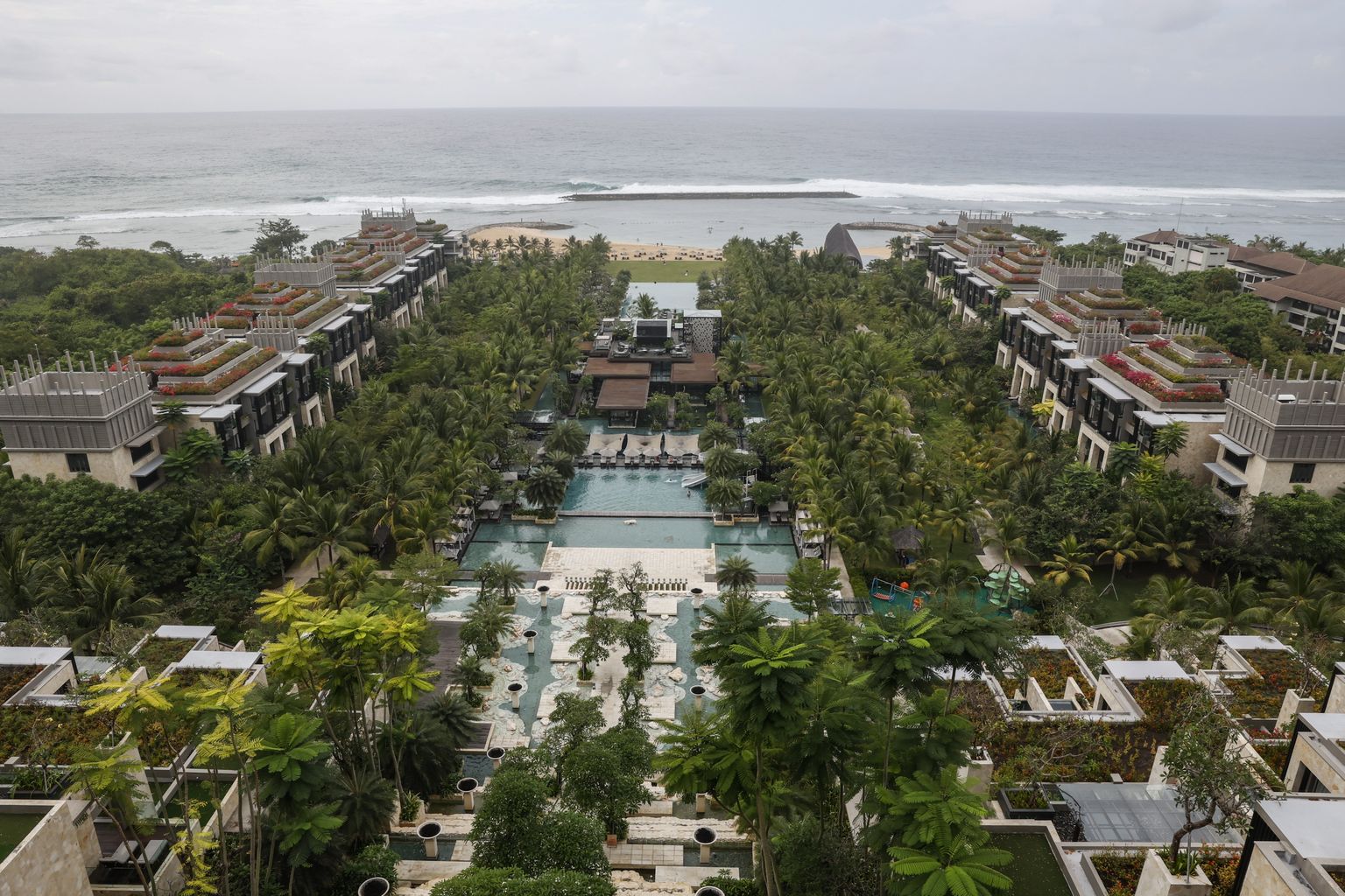 Apurva Kempinsky hotell Bali saarel, kus novembris peetakse G20 tippkohtumine.