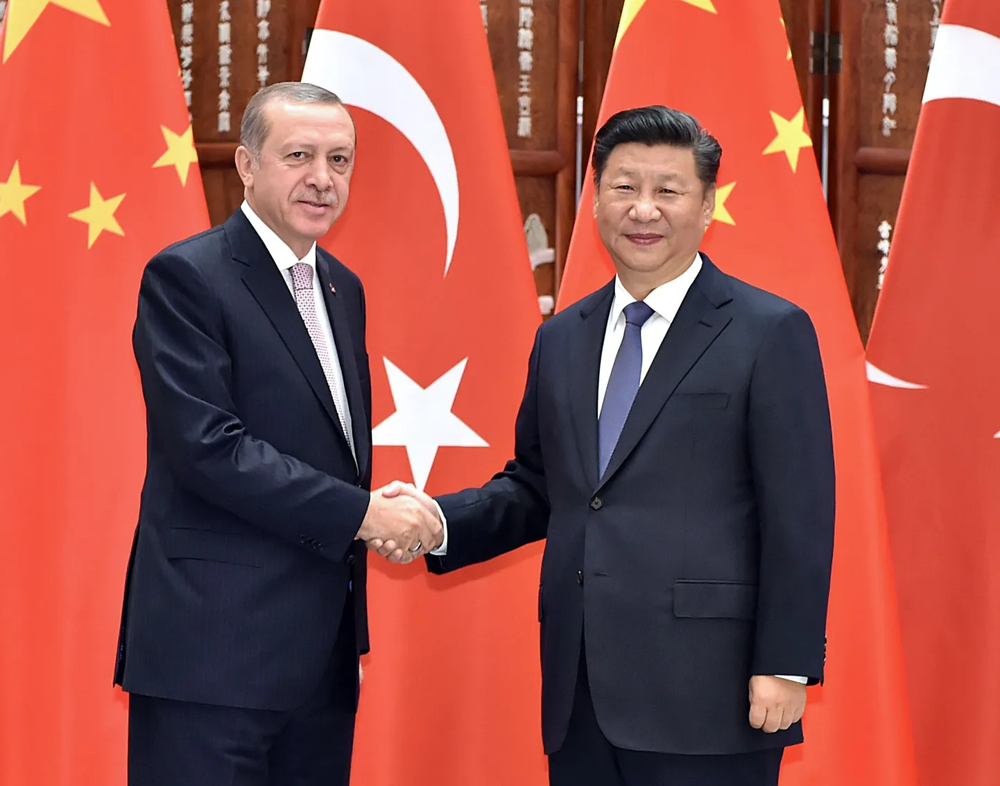 Türgi president Recep Tayyip Erdoğan ja Hiina riigipea  Xi Jinping.