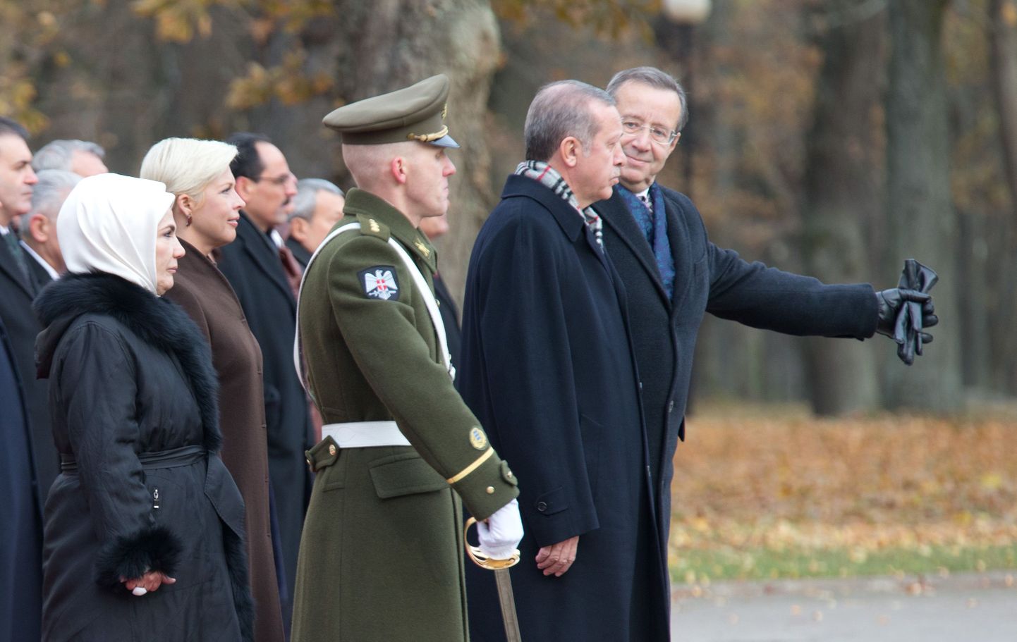 Eesti president Toomas Hendrik Ilves ja  Türgi riigipea Recep Tayyip Erdoğan.