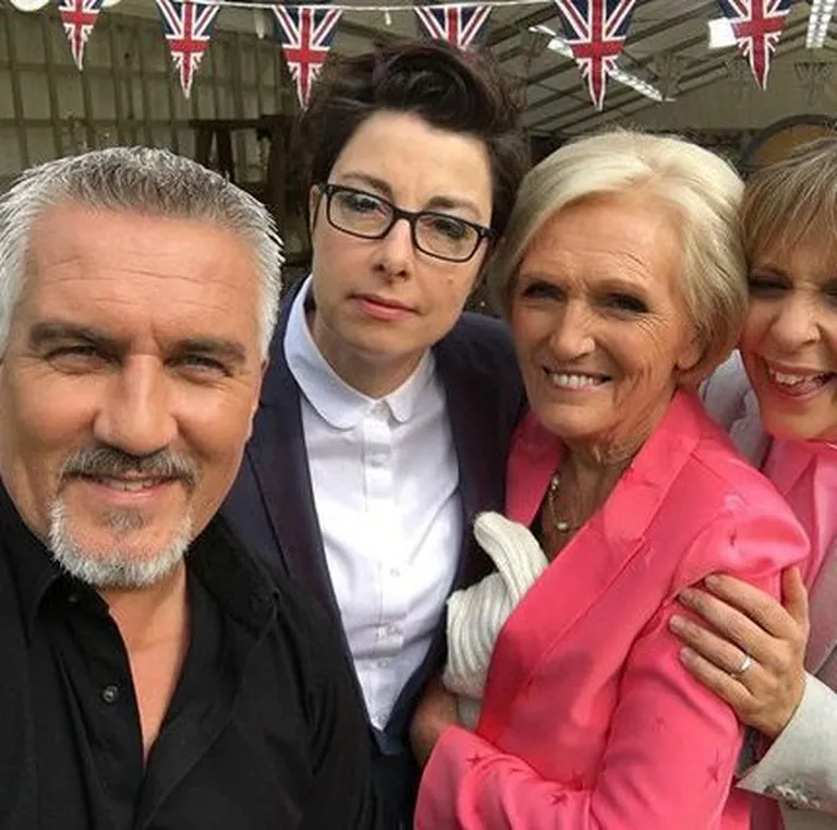 «Briti parim pagar» kohtunikud Paul Hollywood ja Mary Berry ning saatejuhid Sue Perkins ja Mel Giedroyc