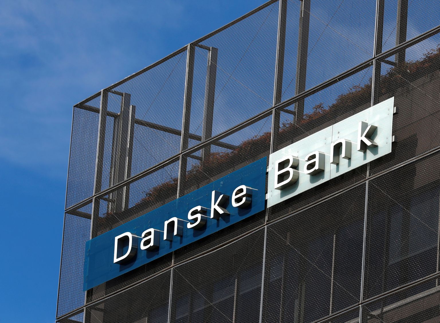 "Danske Bank" izkārtne.