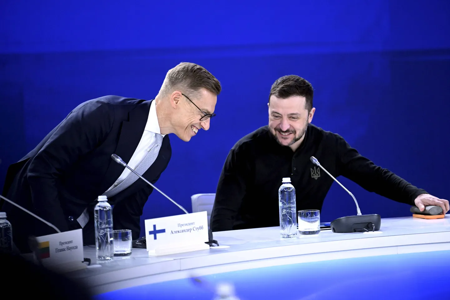 Soome president Alexander Stubb ja Ukraina president Volodõmõr Zelenskõi.