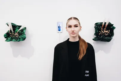 Дарья Пополитова в Kogo gallery, 2023.