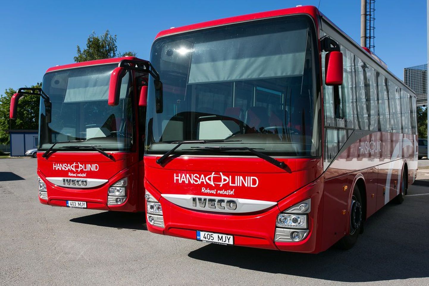 Автобусы Hansa Bussiliinid. Иллюстративное фото.