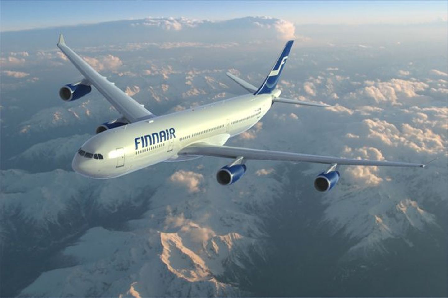 Finnairi reisilennuk Airbus A340.