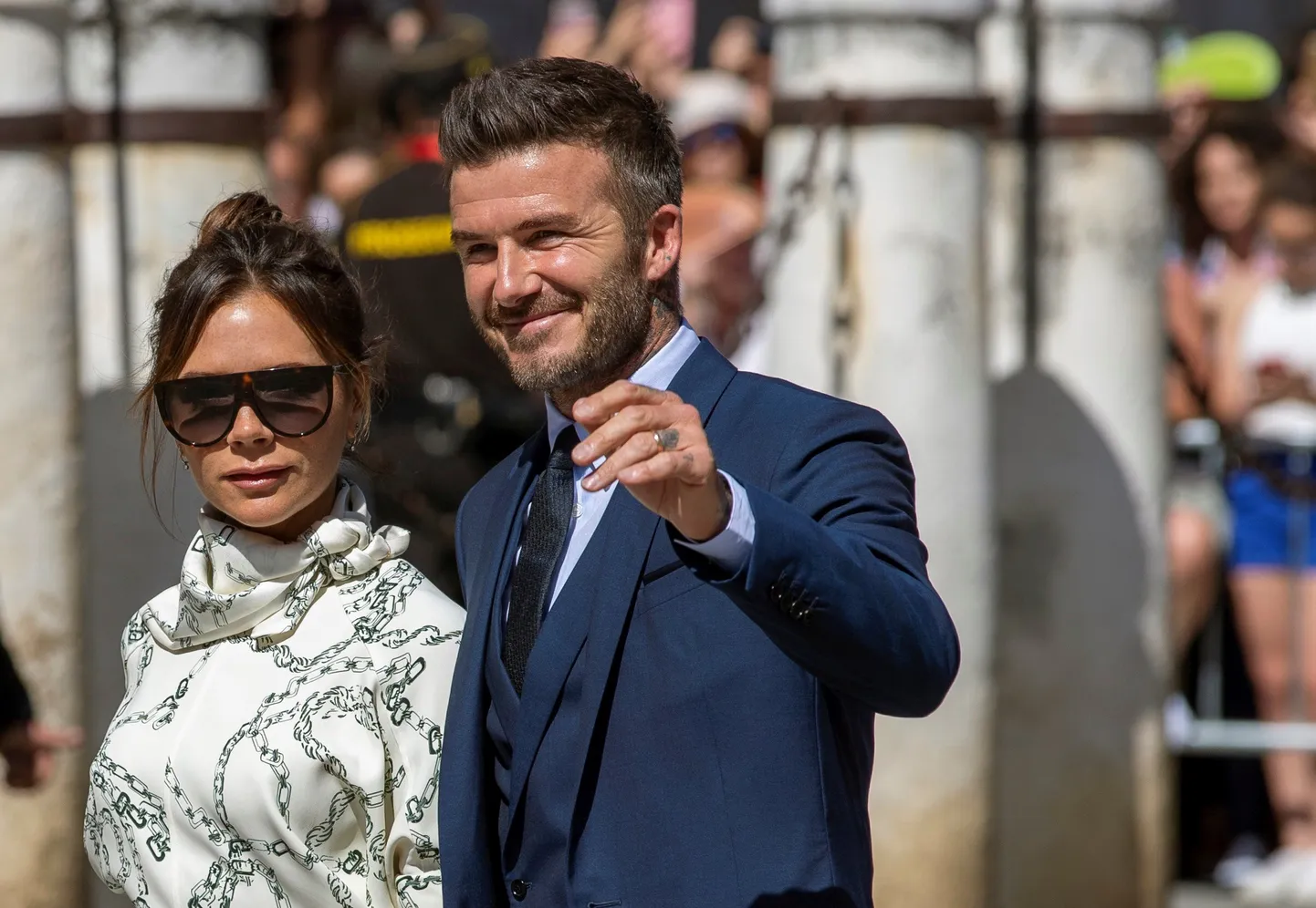 Victoria ja David Beckham.