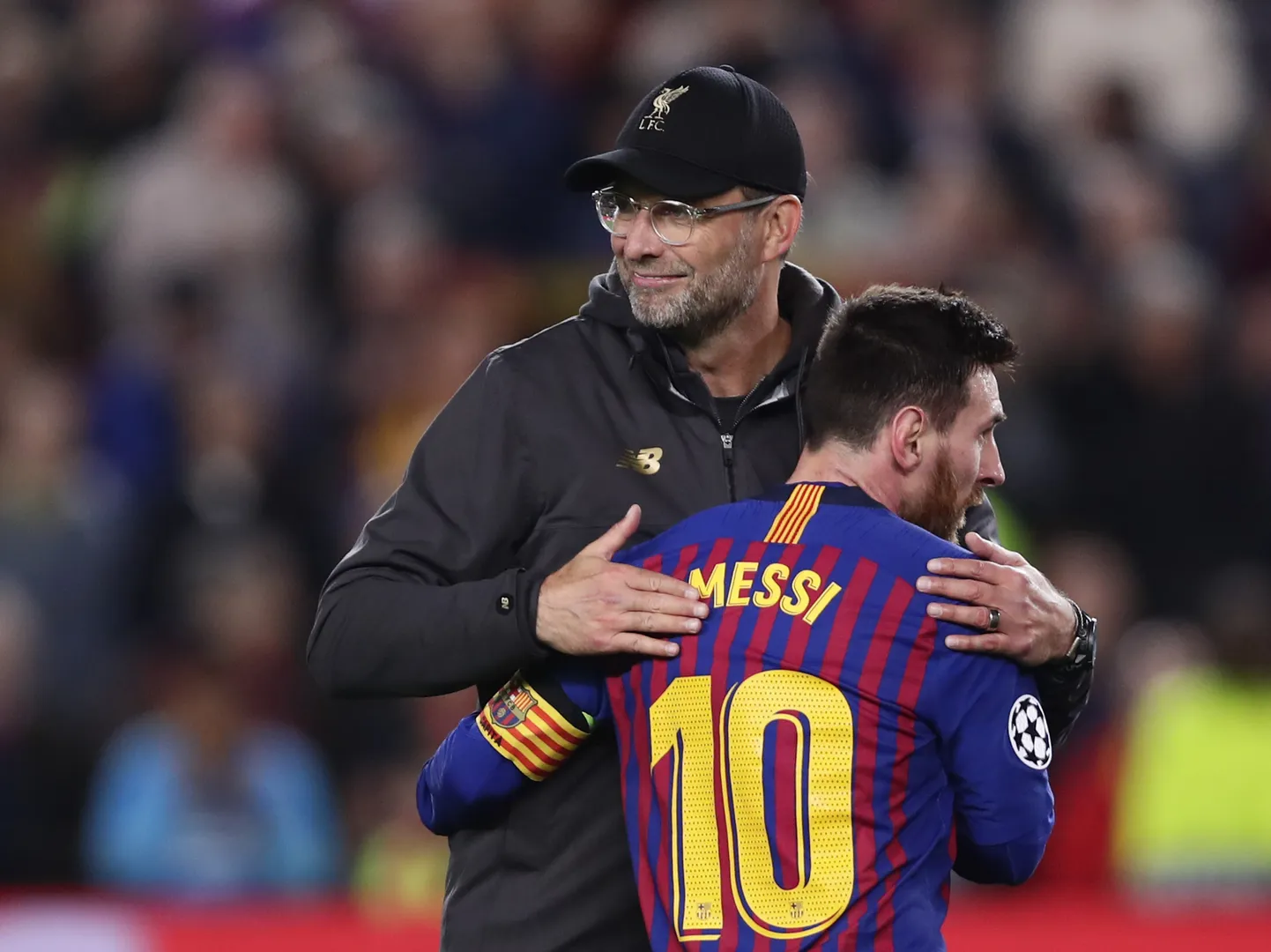 Jürgen Klopp ja Lionel Messi.