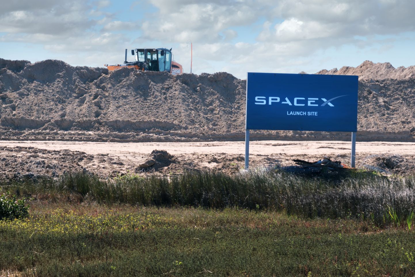 SpaceXi kosmodroom Boca Chica külas.