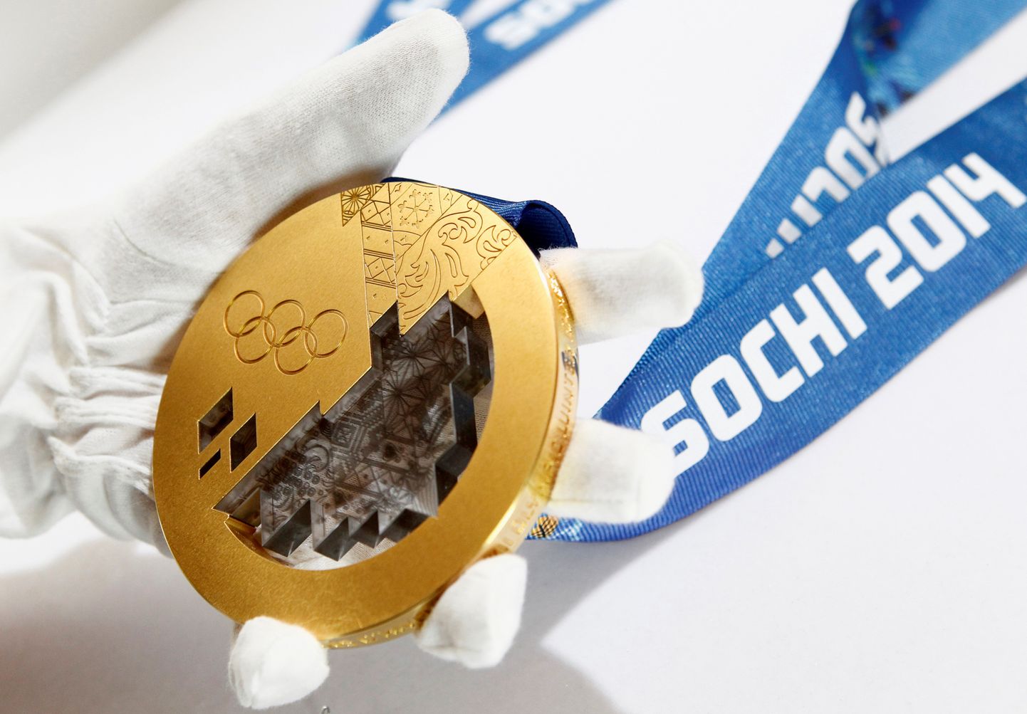 Soču ziemas olimpisko spēļu zelta medaļa.
