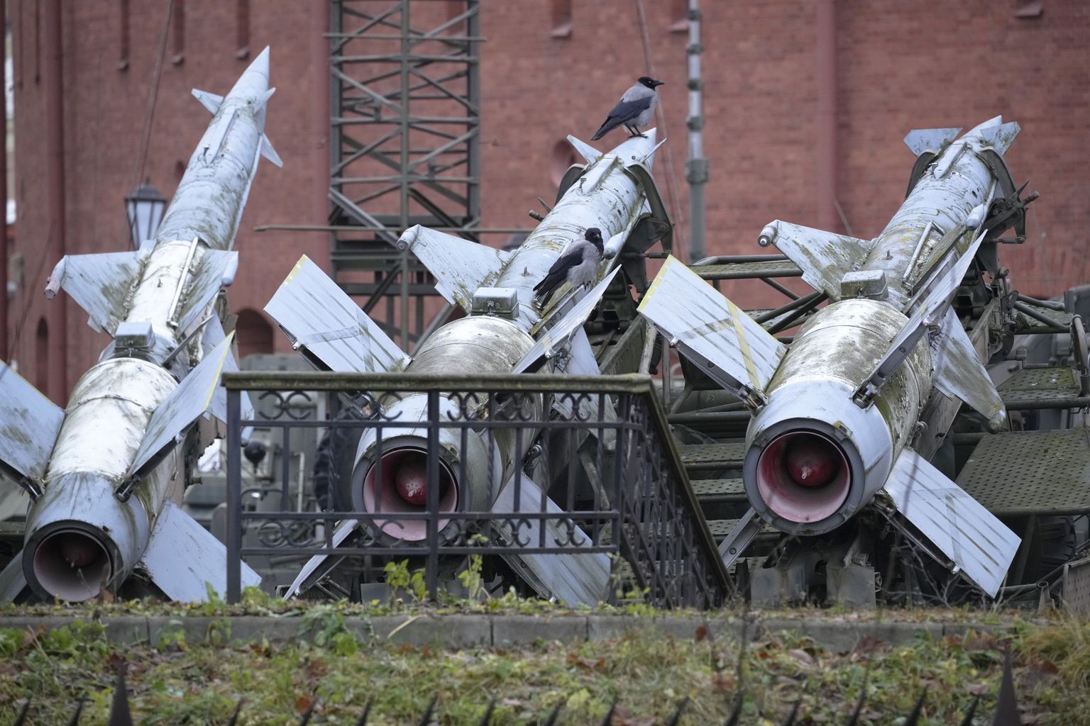 Nõukogude raketid Vene sõjamuuseumis.