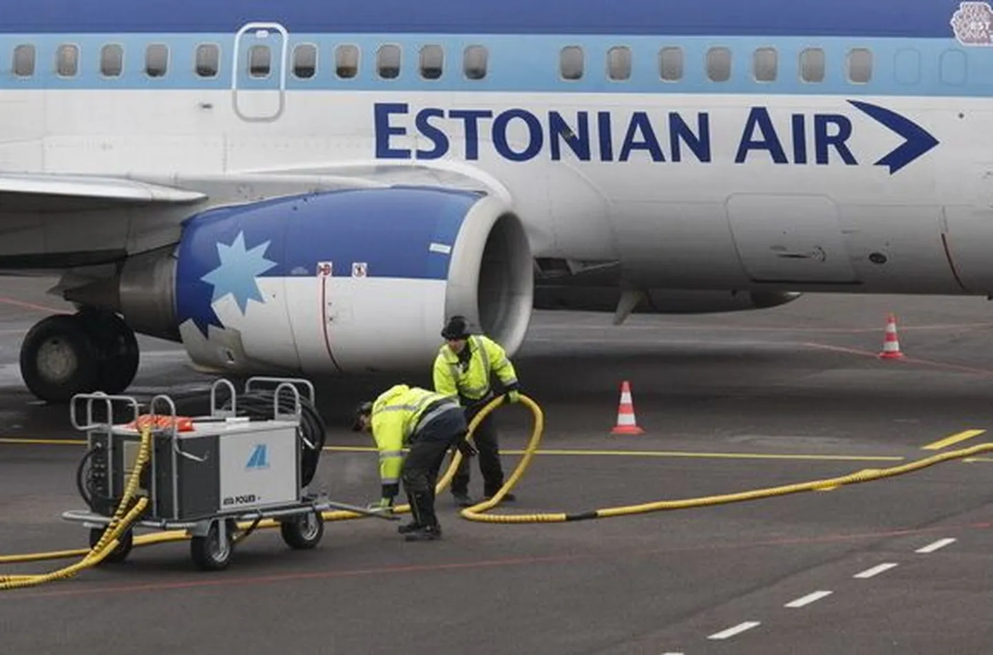 Самолет Estonian Air. Иллюстративное фото.