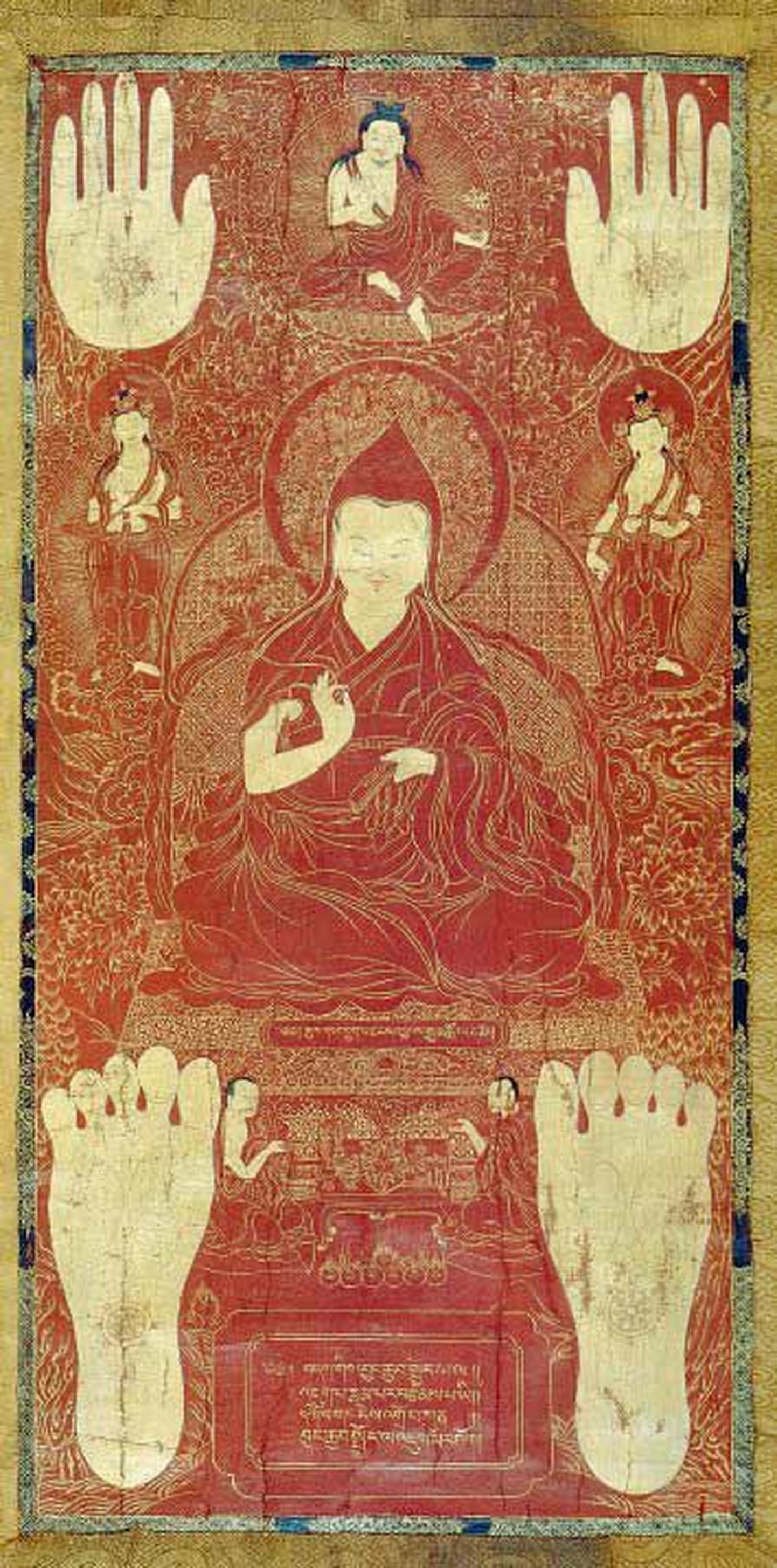 17. sajandil elanud VI dalai-laama kujutis tema kaasajas valminud maalil Rubini kunstimuuseumi kollektsioonist.