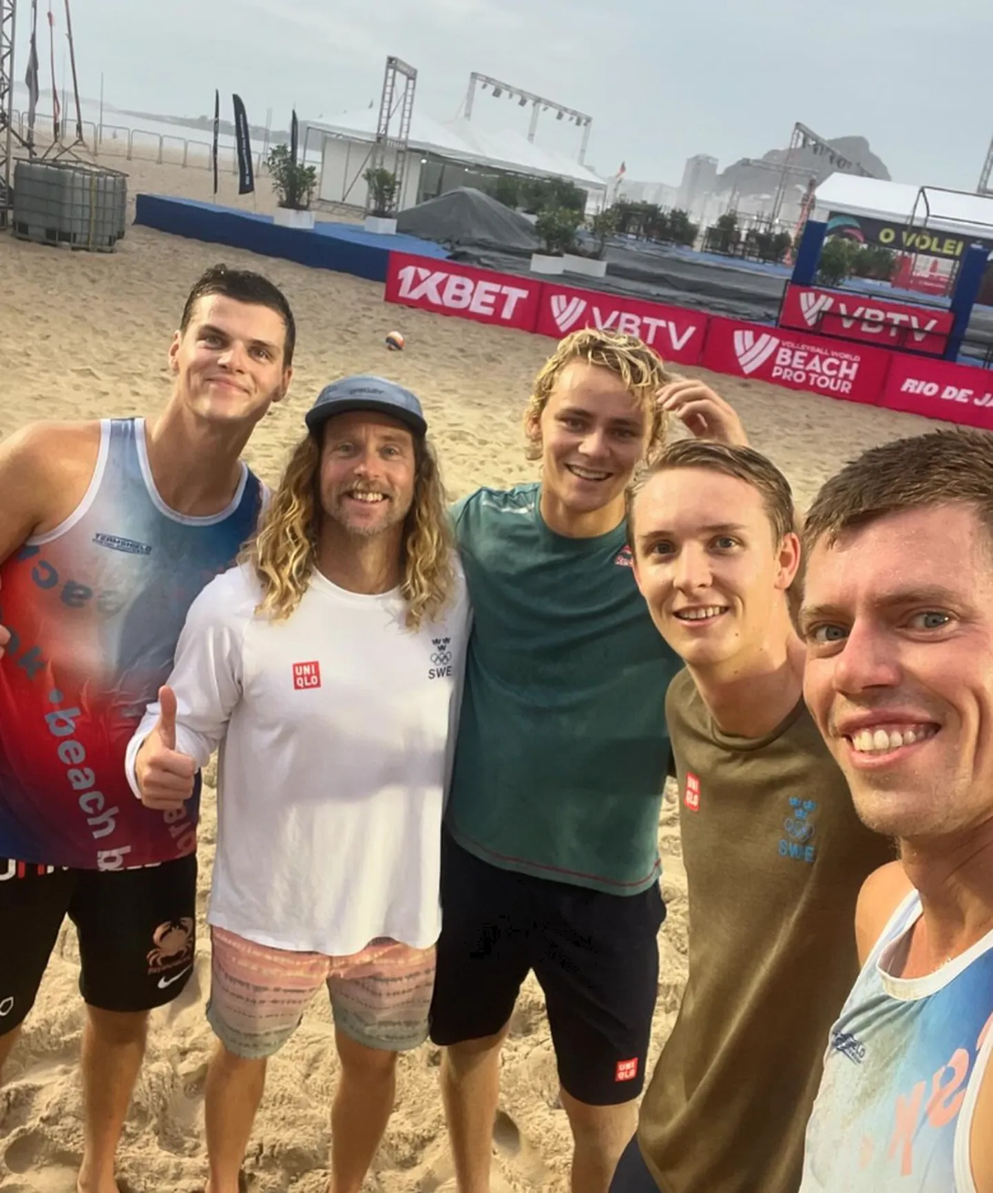 Vasakult: Dmitri Korotkov, Rasmus Jonsson, David Ahman, Jonatan Hellvig ja Mart Tiisaar.