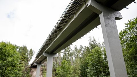 No 15. oktobra atvērs satiksmi uz Lorupes viadukta un jaunajā rotācijas aplī