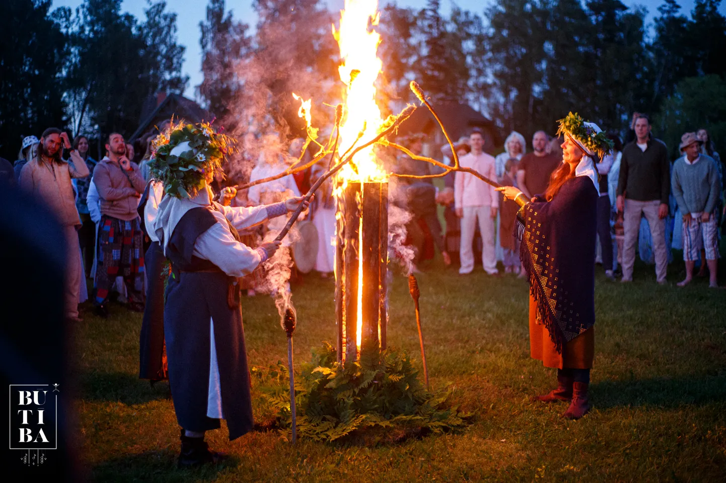Festivāla "Būtība" ugunskura rituāls 2022. gadā