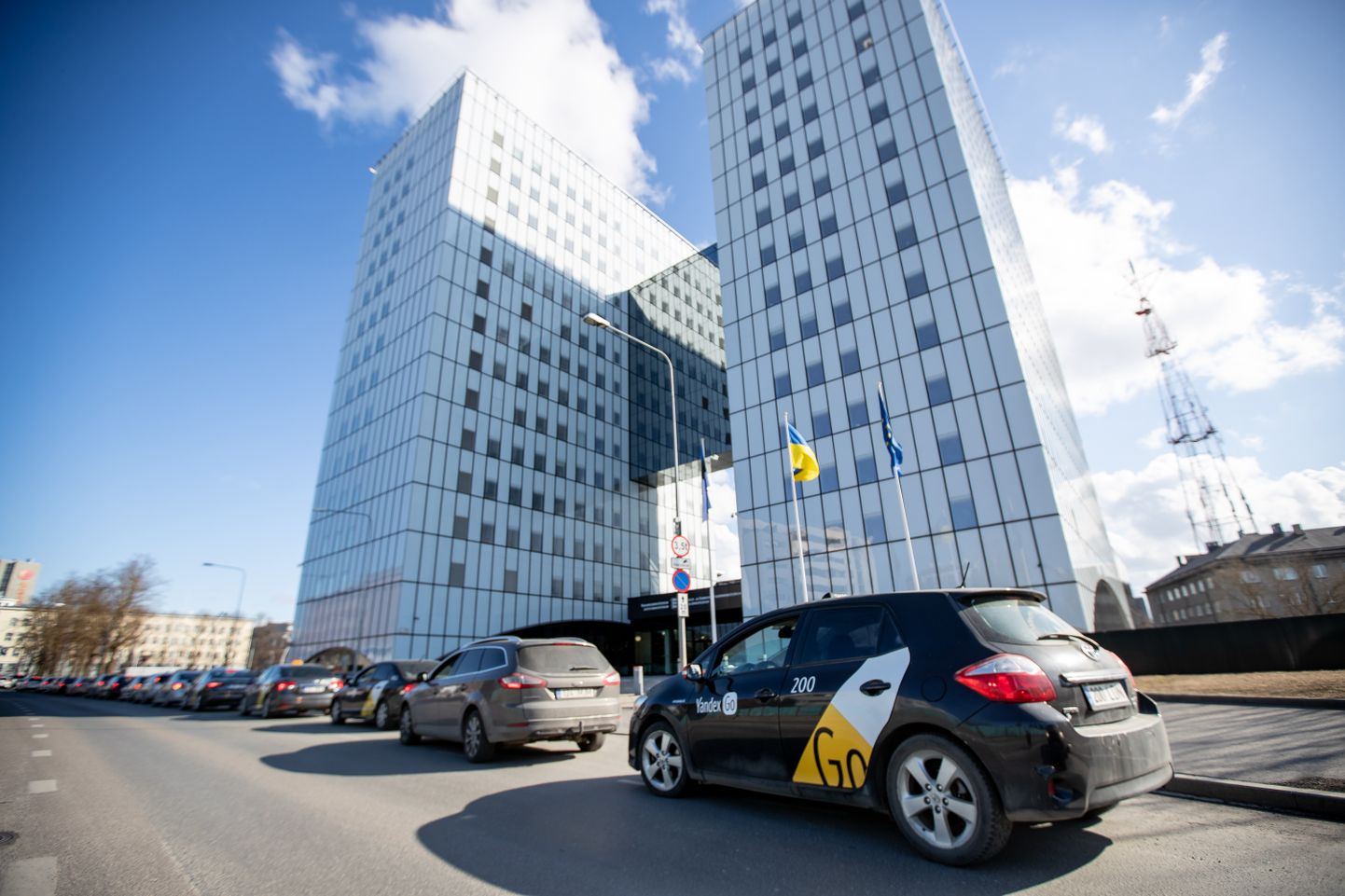 Yandex taksod Eestis 2022. aasta aprillis. Tänaseks on nende tegevus Eestis keelatud.