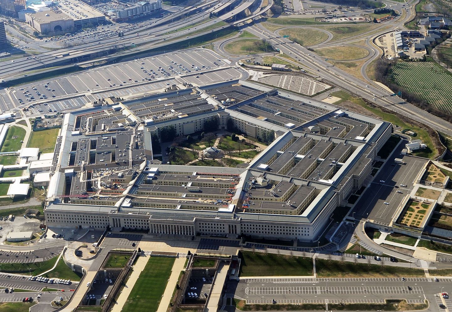 Pentagon ehk USA kaitseministeeriumi hoone Washingtonis