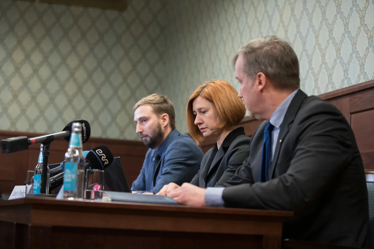 Riigiprokurör Marek Vahing (vasakul), riigi peaprokurör Lavly Perling ja keskkriminaalpolitsei juht Aivar Alavere olid Danske juhtumit uurinud juba enne, kui Bill Browder kuriteoavalduse esitas.