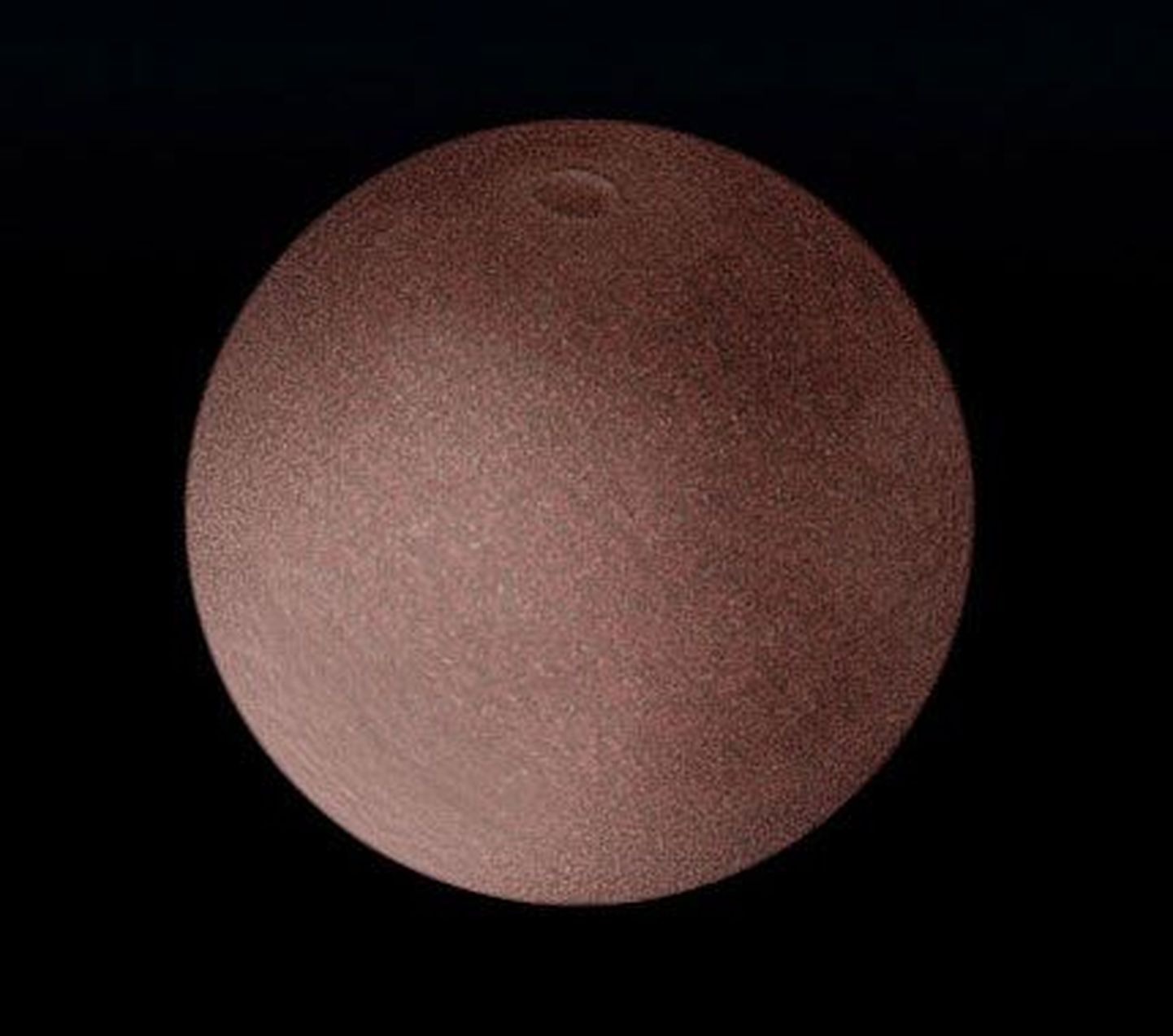 Kunstniku nägemus kääbusplaneedist 2005 FY9, uue nimega Makemake.