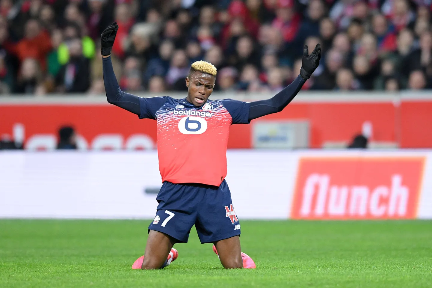 Victor Osimhen Lille'i särgis.