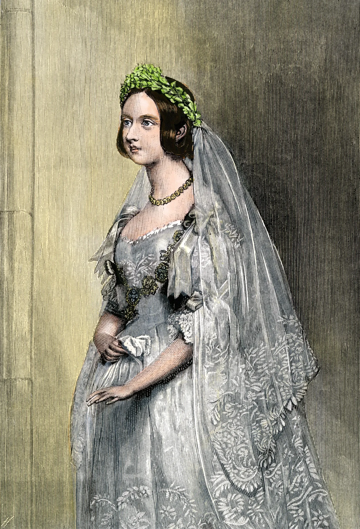 Kuninganna Victoria oma pulmapäeval