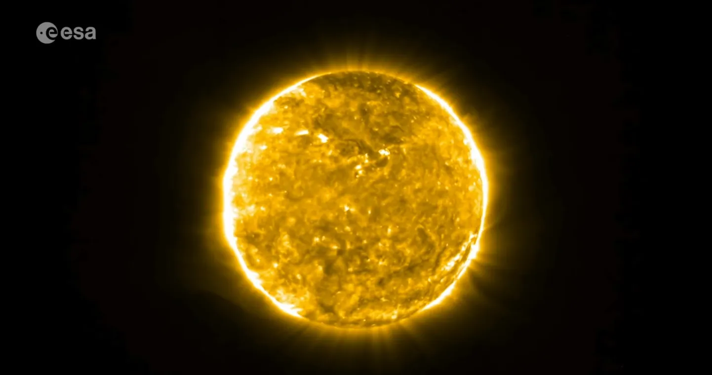 Kuvatõmmis Solar Orbiteri videost