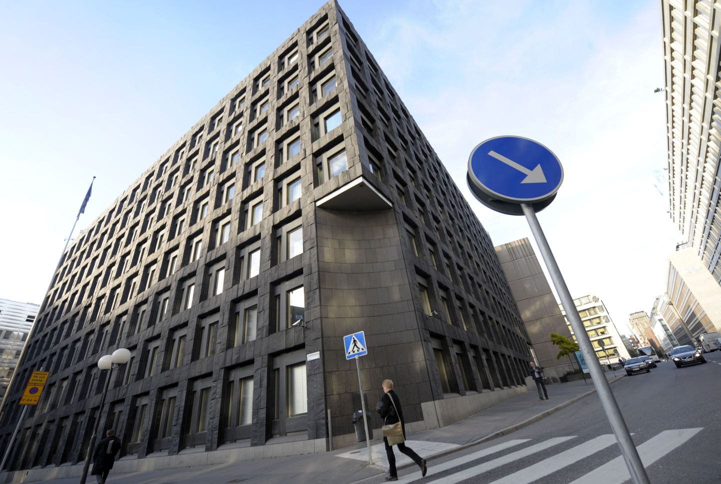 Rootsi keskpanga Riksbanki peahoone Stockholmis.