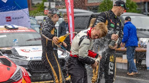 PILDID ⟩ Jaspar Vaher edestas Soome WRC-meest ja võttis esimese võidu