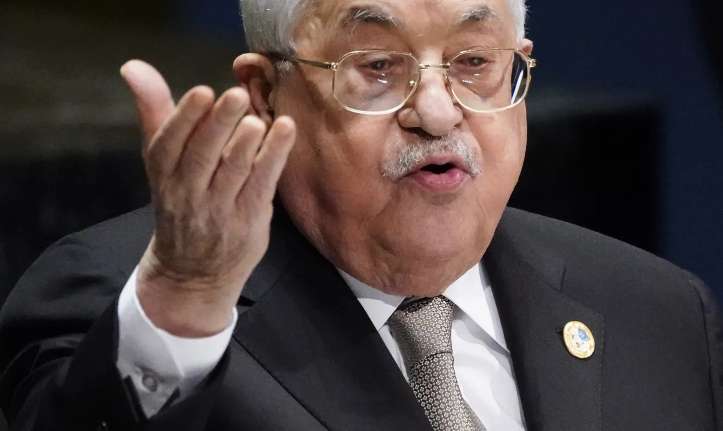 Palestīnas pašpārvaldes prezidents Mahmuds Abass 