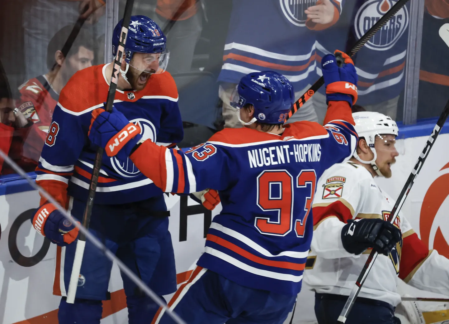 Edmontonas "Oilers" hokejisti.