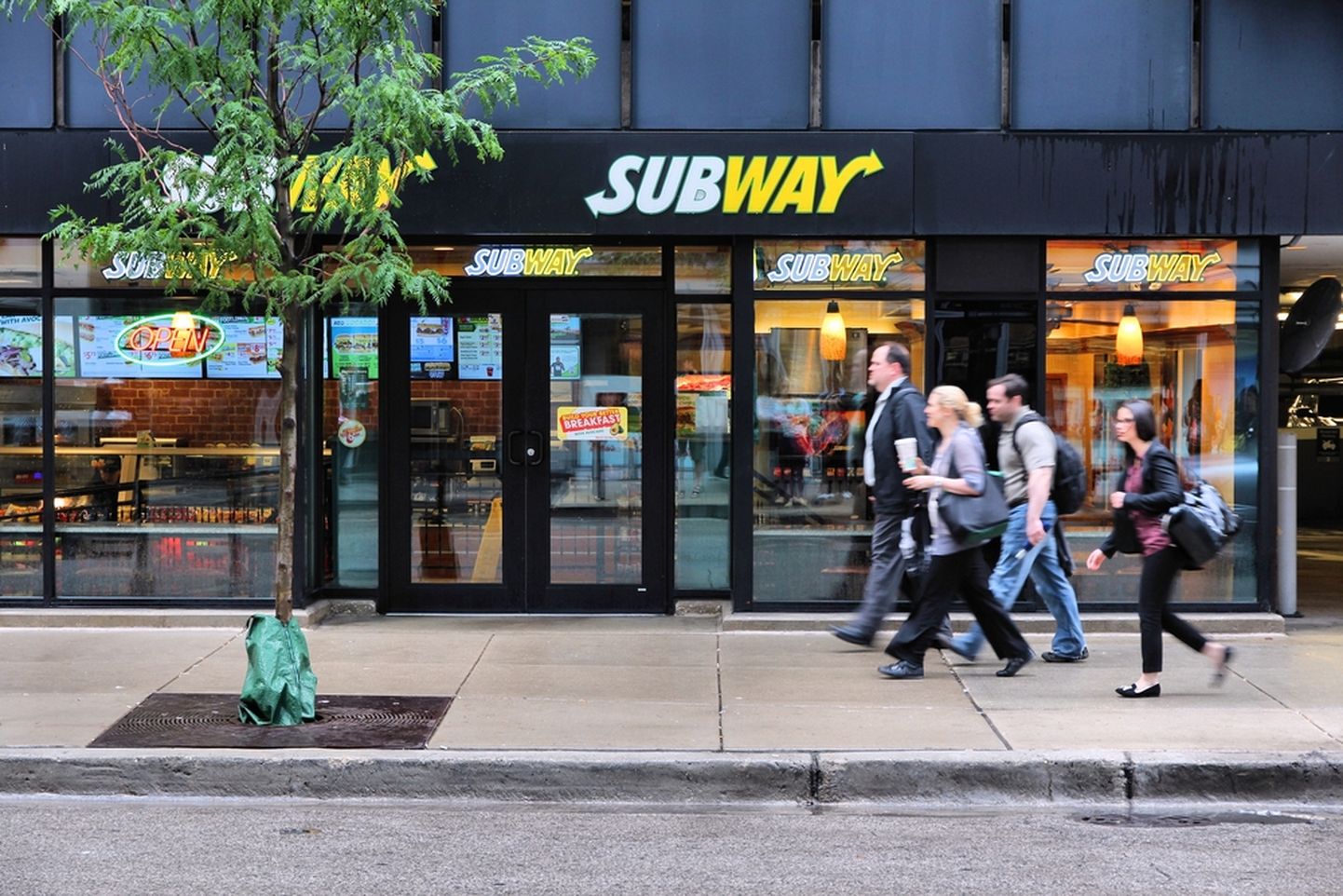 Subway restoran New Yorgis.