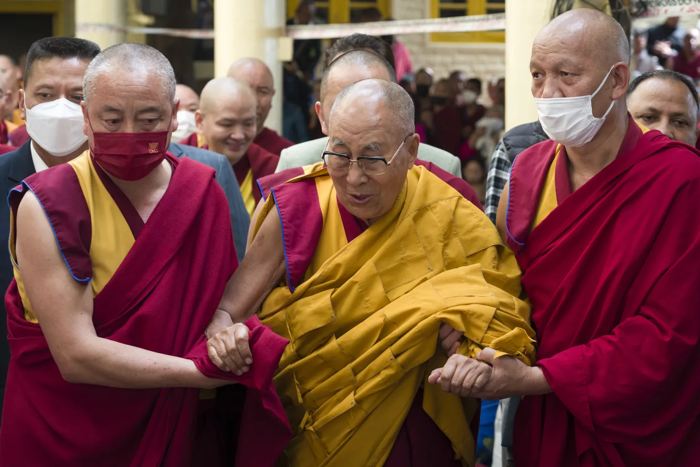Dalai-laama laupäeval, 20. aprillil Indias Dharamshalas.
