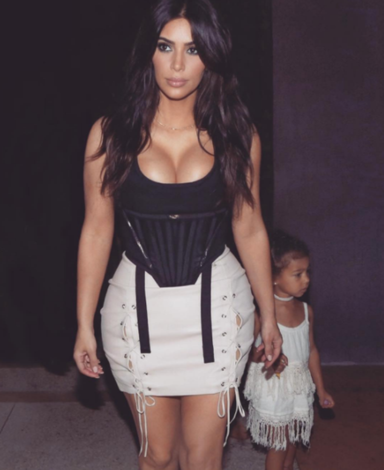 Kim Kardashian ja North West Kuubal