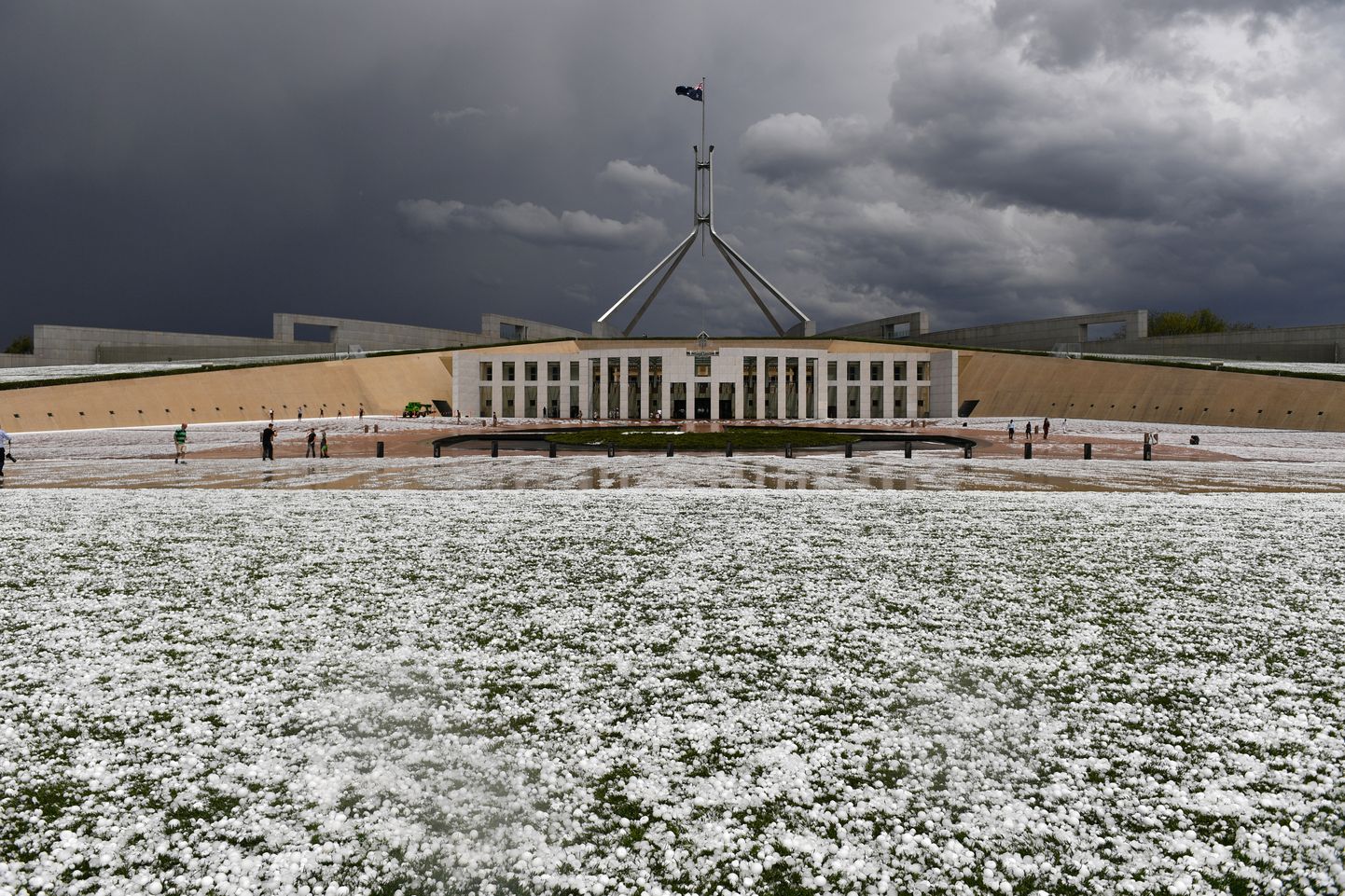 Austraalia parlamendihoone Canberras 20. jaanuar 2020.