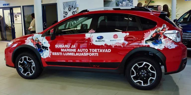 Subaru toetab lumelauasporti ja freestyle-suusatamist.