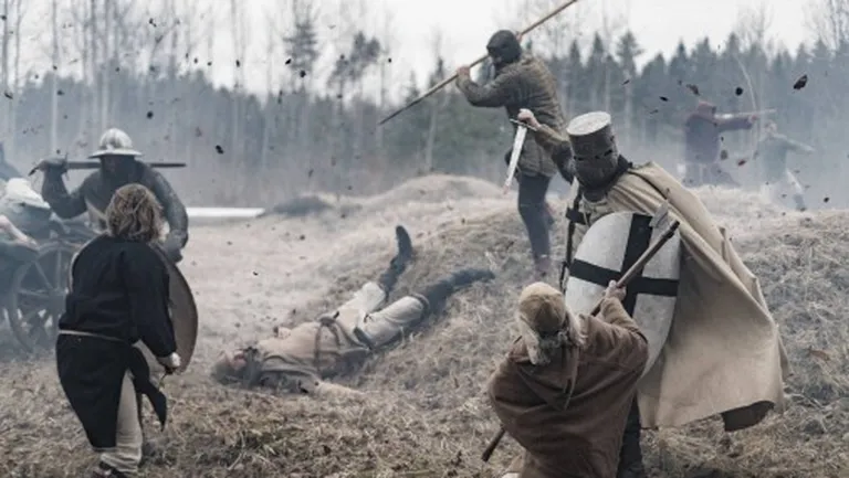 Filmas "Baltu ciltis" filmēšana