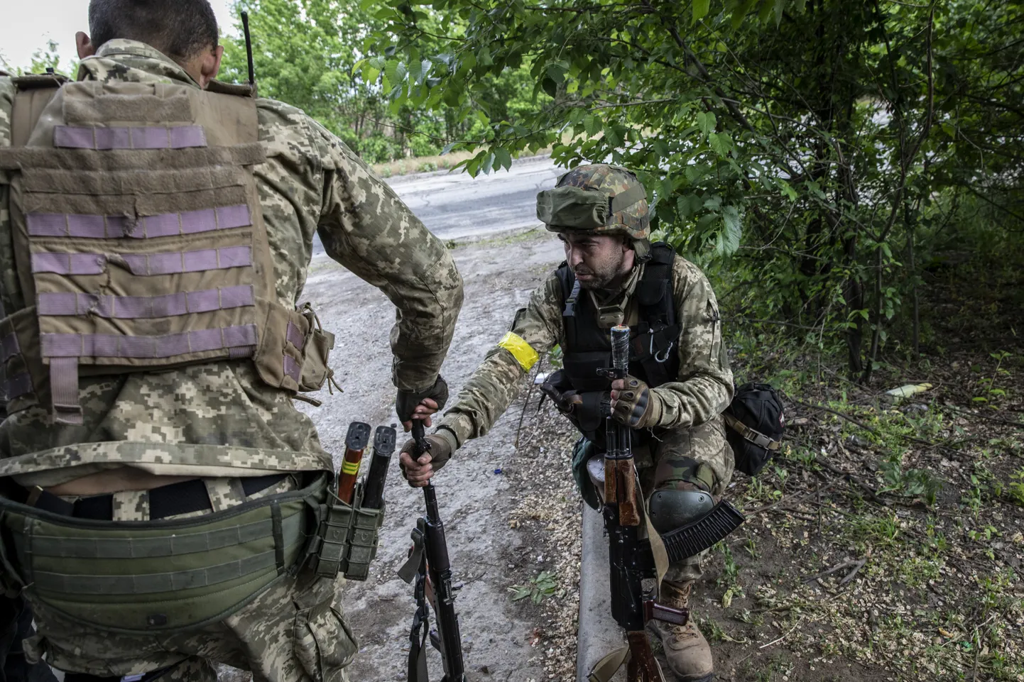 Ukraina sõdurid 28. mail 2022. Pilt on illustreeriv.