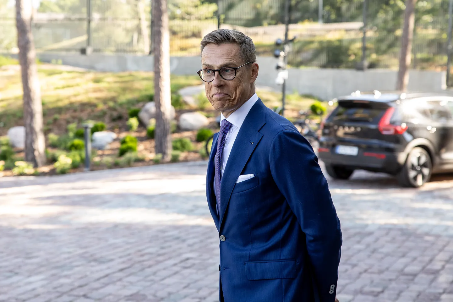 Soome president Alexander Stubb 2024. aasta augustis Helsingis Munkkiniemi residentsis.