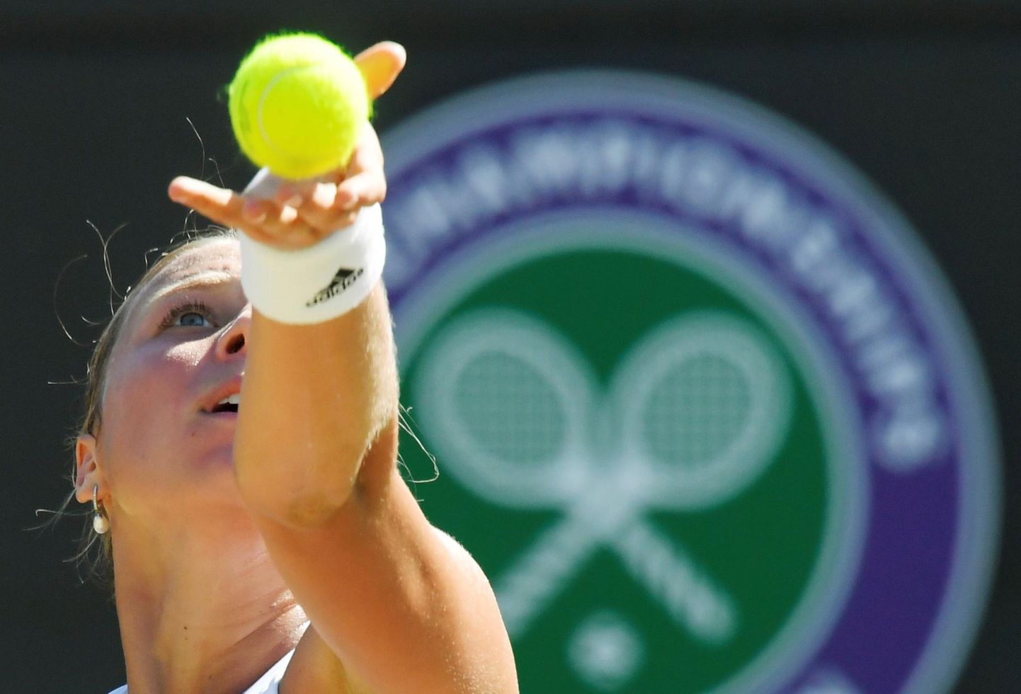 Aasta eest jõudis Anett Kontaveit Wimbledonis 1/8-finaali, kus kaotas dramaatiliselt Caroline Wozniackile. FOTO: Toby Melville/Reuters/Scanpix